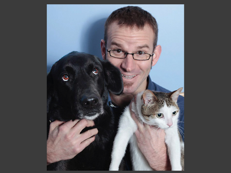 Client with cat and dog
