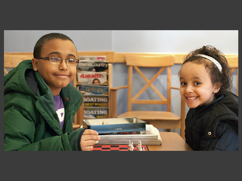 Children in our waiting room